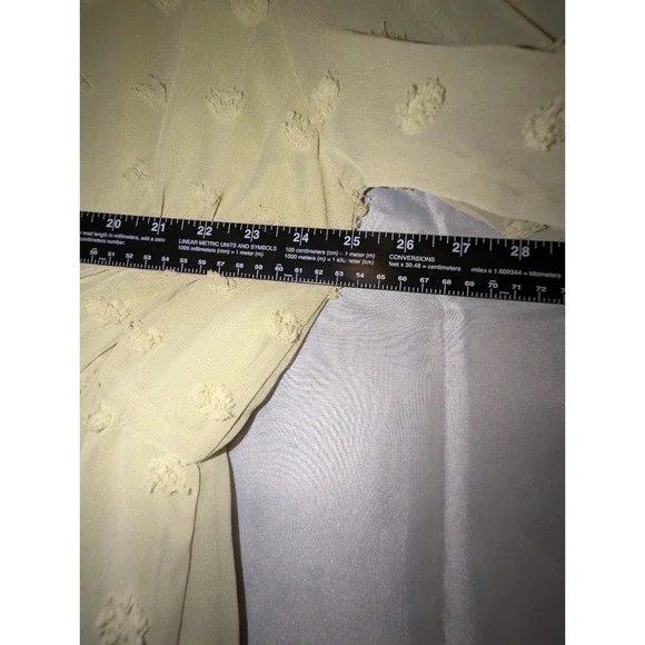 NWT Hanna Nicole Dress With‎ Sheer Long Sleeves Size 20W Light Green Mature - Picture 6 of 10